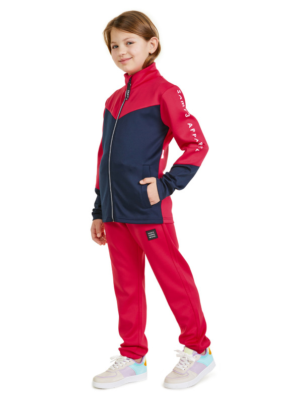 Sam 73 Tmavoružová dievčenská mikina SAM 73 Kenley