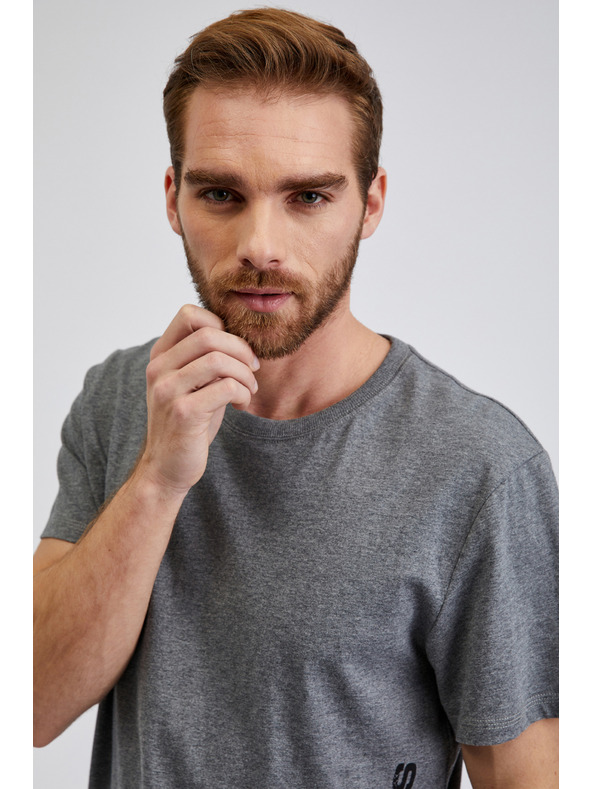 Sam 73 Šedé pánske tričko SAM 73 Vincent