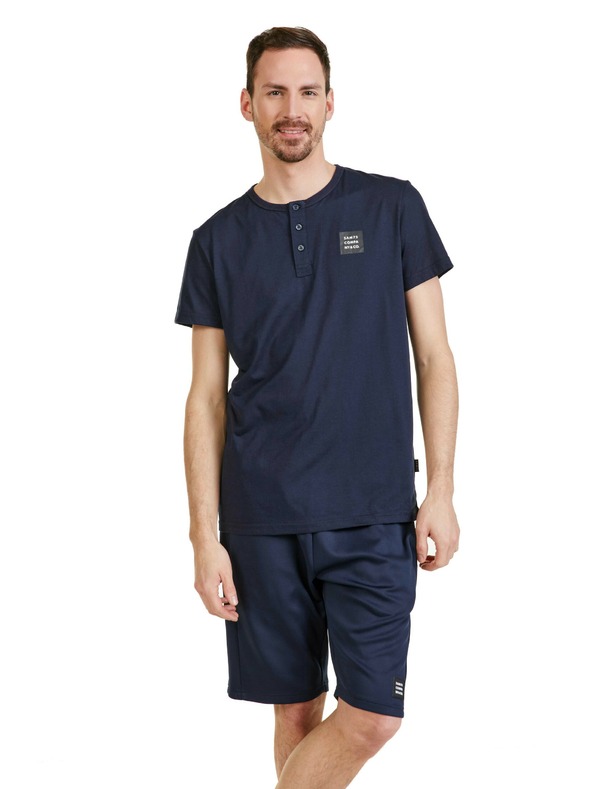 Sam 73 Tmavomodré pánske tričko SAM 73 Gideon