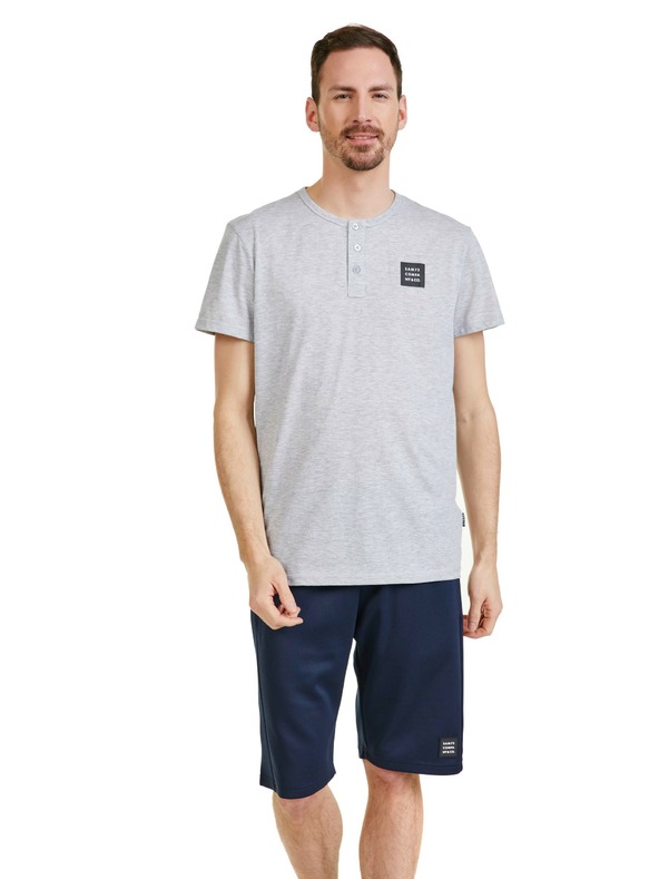 Sam 73 Svetlosivé pánske tričko SAM 73 Gideon