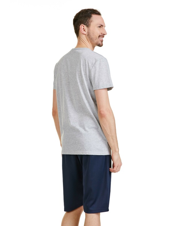 Sam 73 Svetlosivé pánske tričko SAM 73 Gideon