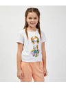 Sam 73 Biele dievčenské tričko s potlačou SAM73 Mora
