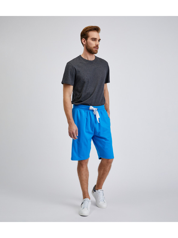 Sam 73 Modré pánske tepláky SAM73 Euklas