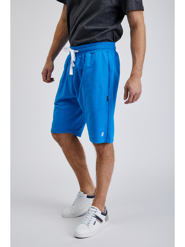 Sam 73 Modré pánske tepláky SAM73 Euklas