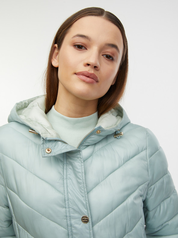 Orsay Šedý dámsky zimný prešívaný kabát ORSAY