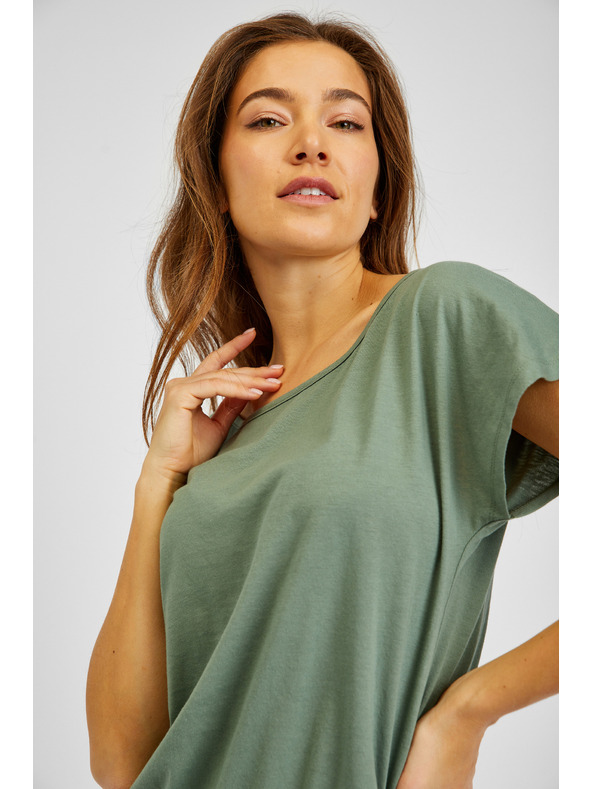 Sam 73 Zelené dámske šaty so zaväzovaním SAM73 Norma