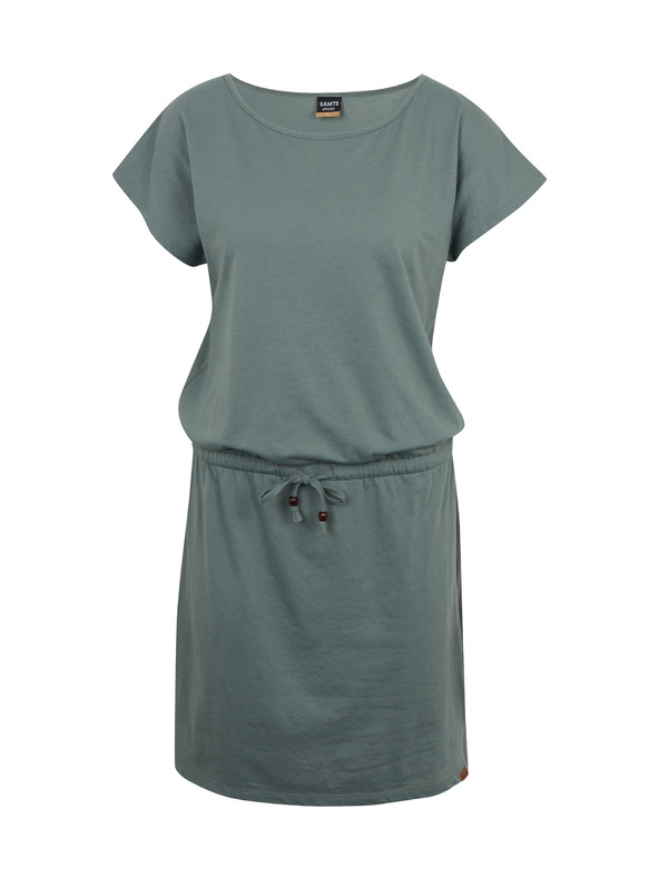 Sam 73 Zelené dámske šaty so zaväzovaním SAM73 Norma