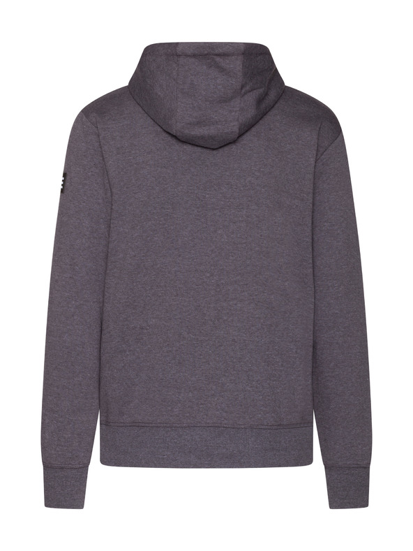 Sam 73 Červená a sivá pánska mikina s kapucňou SAM 73 August