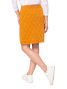 Sam 73 Horčicová dámska prešívaná sukňa SAM 73