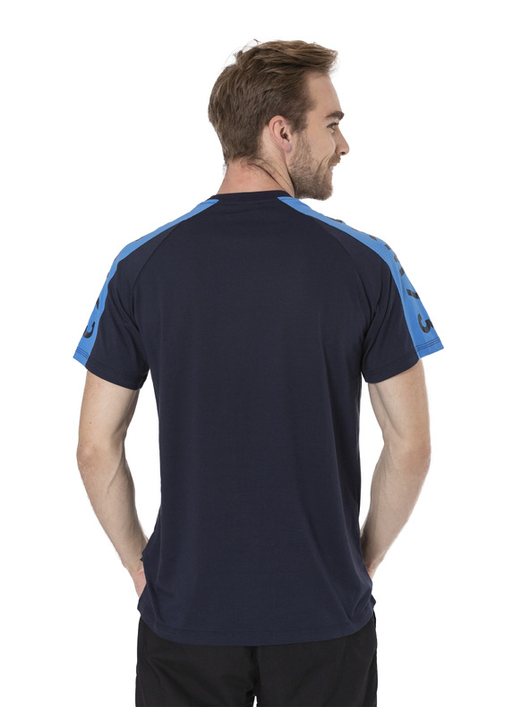 Sam 73 Tmavomodré pánske tričko s potlačou SAM 73