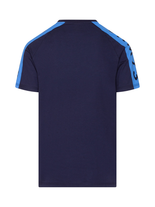 Sam 73 Tmavomodré pánske tričko s potlačou SAM 73