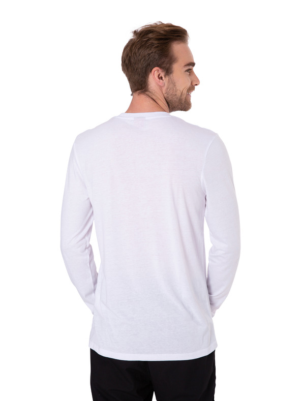 Sam 73 Biele pánske tričko s potlačou SAM 73