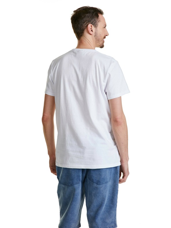 Sam 73 Biele pánske tričko SAM 73 Terence