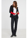 Sam 73 Červeno-čierna dámska mikina na zips s kapucňou SAM 73 Marta