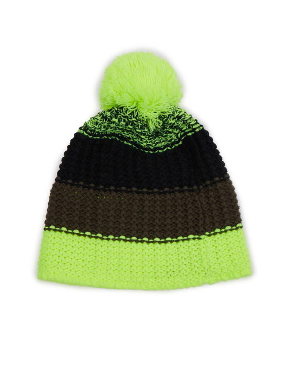 Sam 73 Zeleno-čierna chlapčenská čiapka SAM 73