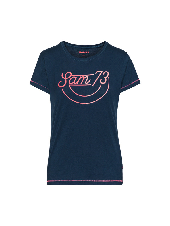 Sam 73 Tmavomodré dámske tričko SAM 73 Cerina