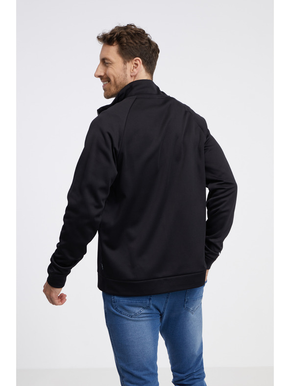 Sam 73 Čierna pánska mikina na zips SAM 73 Darth