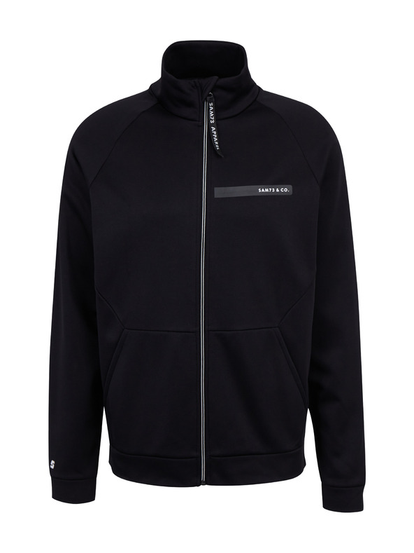Sam 73 Čierna pánska mikina na zips SAM 73 Darth