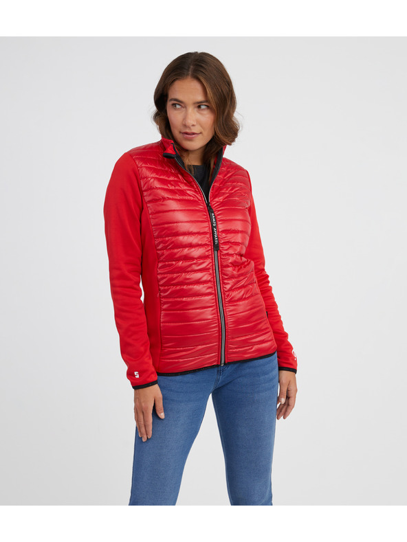 Sam 73 Červená dámska ľahká prešívaná bunda SAM 73 Melman