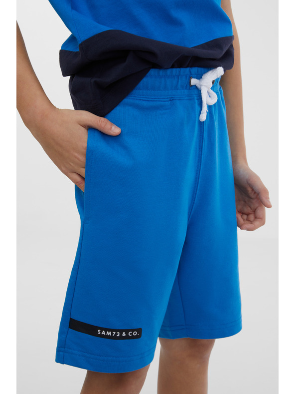 Sam 73 Modré chlapčenské tepláky SAM 73 Flop