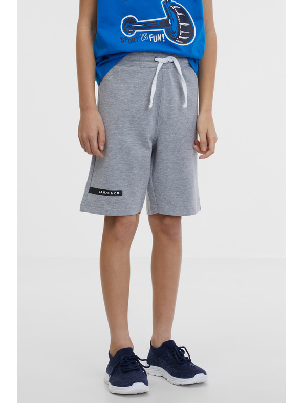 Sam 73 Šedé chlapčenské tepláky SAM 73 Flop