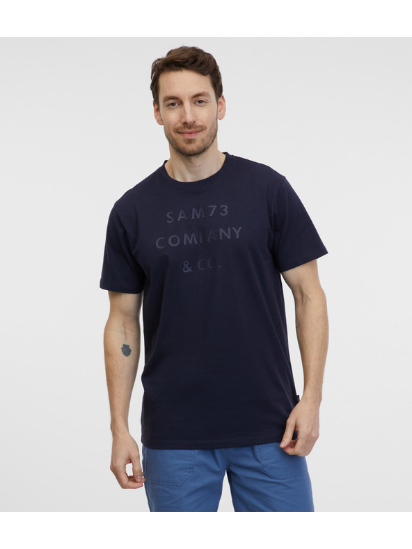 Sam 73 Tmavomodré pánske tričko SAM 73 Milhouse