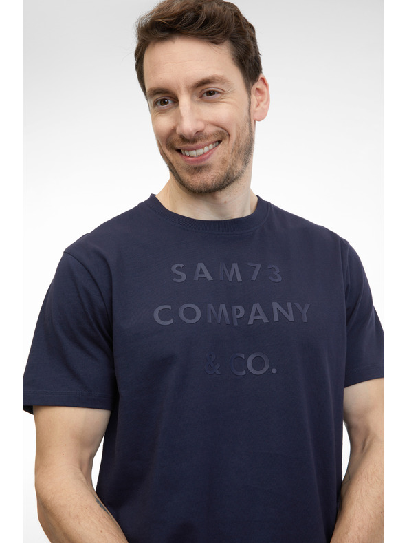 Sam 73 Tmavomodré pánske tričko SAM 73 Milhouse