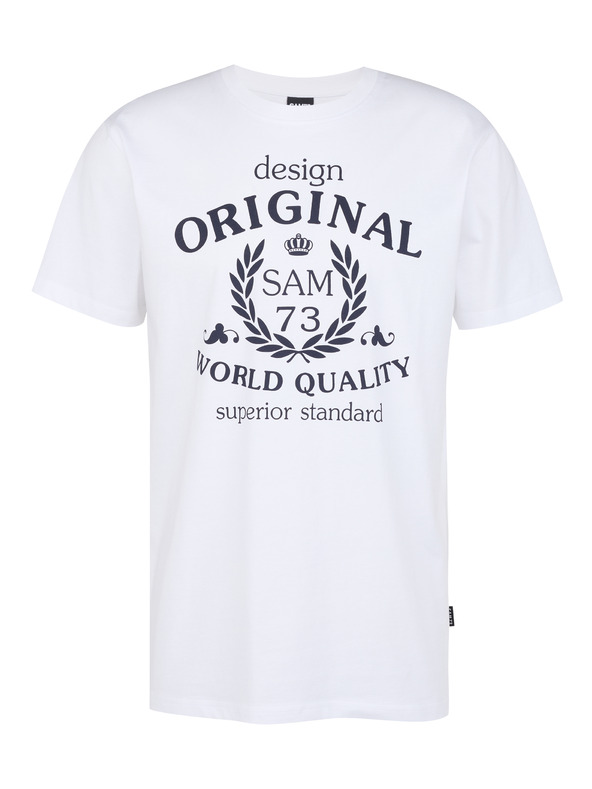 Sam 73 Biele pánske tričko SAM 73 Maverick