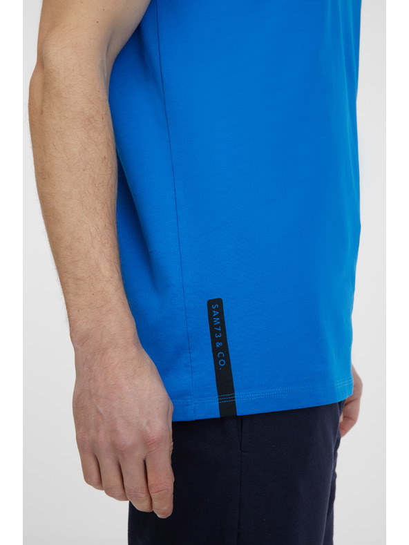 Sam 73 Modré pánske tričko SAM 73 Goose