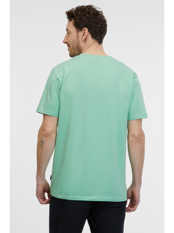 Sam 73 Svetlozelené pánske tričko SAM 73 Goose