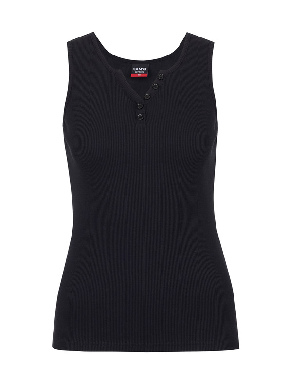 Sam 73 Čierne dámske tielko SAM 73 Manuela