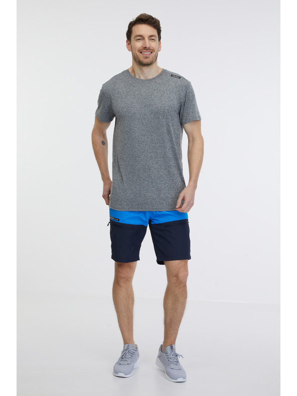 Sam 73 Šedé pánske žíhané tričko SAM 73 Fortunato