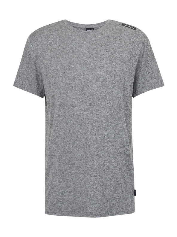Sam 73 Šedé pánske žíhané tričko SAM 73 Fortunato