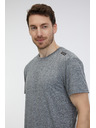 Sam 73 Šedé pánske žíhané tričko SAM 73 Fortunato