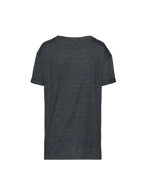 Sam 73 Tmavosivé dámske tričko s potlačou SAM 73 Annabel