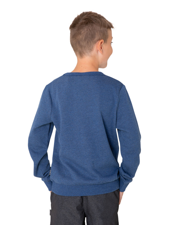 Sam 73 Tmavomodrá chlapčenská mikina s potlačou SAM 73 Brandon