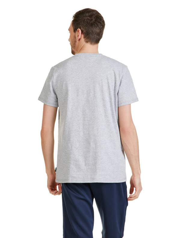 Sam 73 Šedé pánske žíhané tričko SAM 73 Elijah