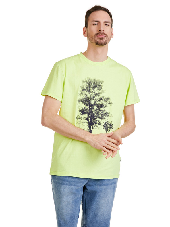 Sam 73 Žltá pánska polokošeľa SAM 73 James