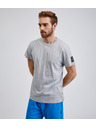 Sam 73 Svetlošedé pánske pruhované tričko SAM 73 Freddie