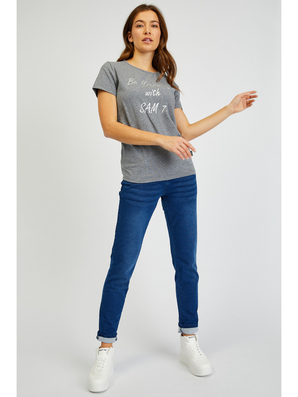 Sam 73 Šedé dámske tričko SAM 73 Renee