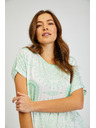 Sam 73 Bielo-zelené dámske tričko SAM73 Taurus