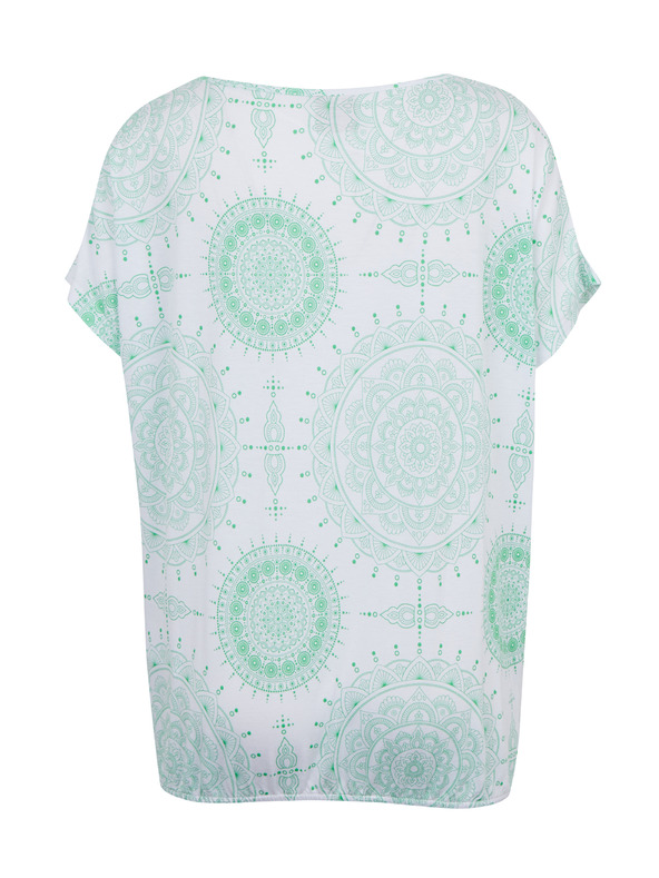 Sam 73 Bielo-zelené dámske tričko SAM73 Taurus