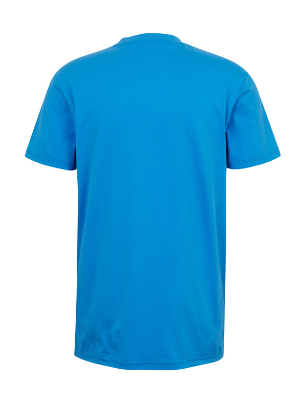 Sam 73 Modré pánske bavlnené tričko SAM73 Almandit s potlačou