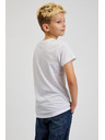 Sam 73 Biele chlapčenské tričko s potlačou SAM73 Scutum