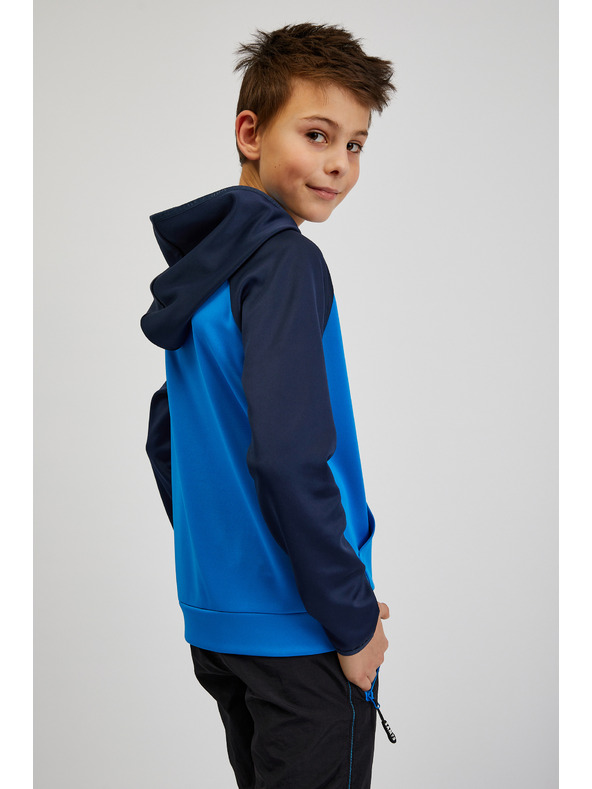 Sam 73 Modrá chlapčenská mikina s kapucňou SAM73 Draco