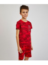 Sam 73 Červené chlapčenské bavlnené armádne tričko SAM73 Hydrus