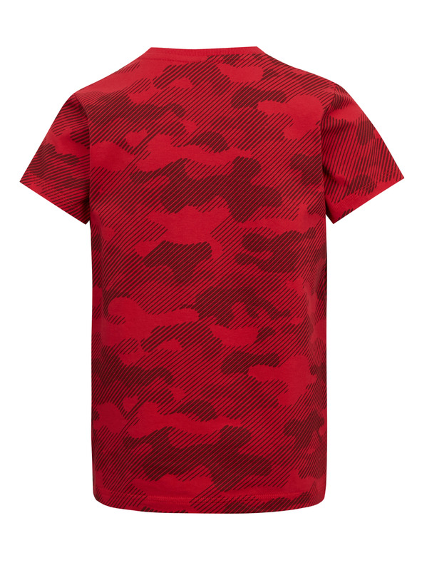 Sam 73 Červené chlapčenské bavlnené armádne tričko SAM73 Hydrus