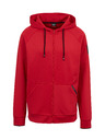 Sam 73 Červená pánska mikina SAM73 Beryl s kapucňou na zips