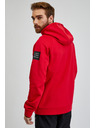 Sam 73 Červená pánska mikina SAM73 Beryl s kapucňou na zips