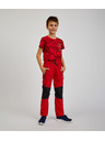 Sam 73 Čierno-červené detské športové nohavice SAM73 Jonathan